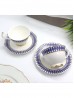 2 Cups &Saucers Gift Set Blue With Gift Box
